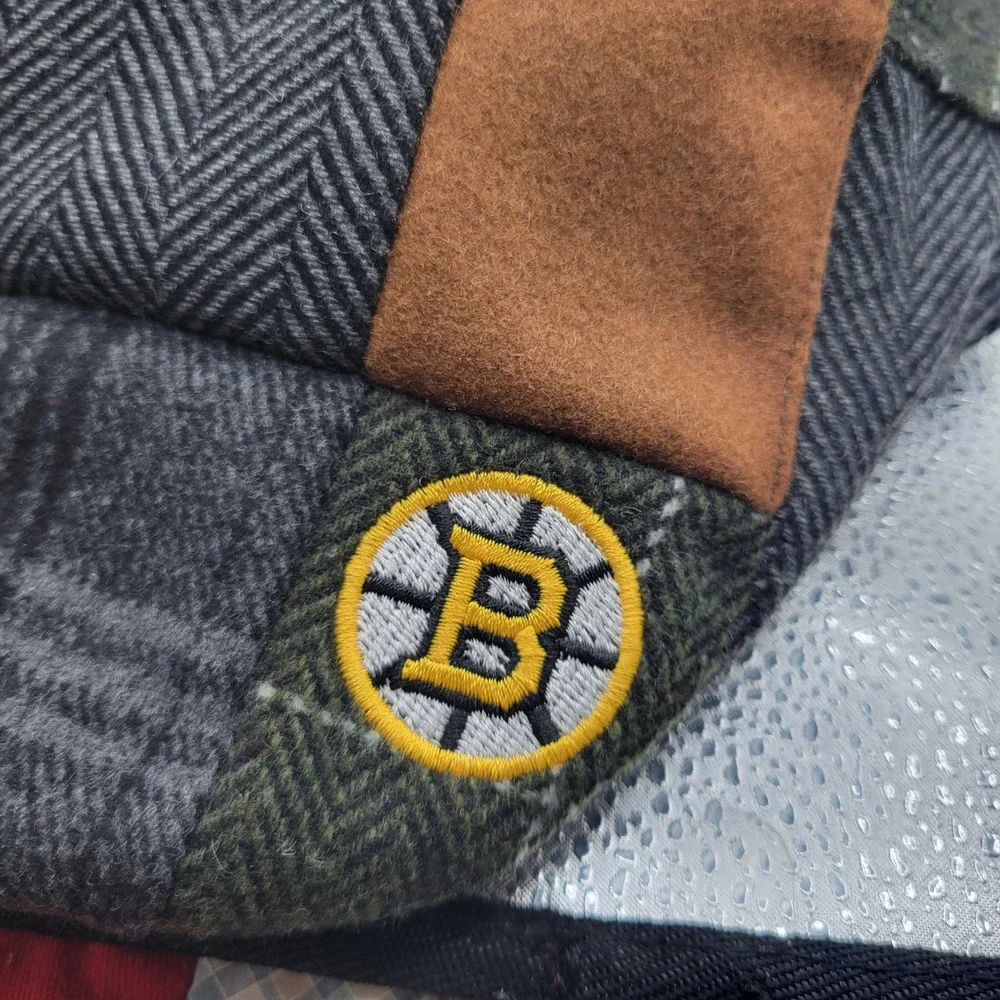 Boston Bruins Hockey Promo Scally Cap Hat Limited Ed TD Garden Newsboy Style